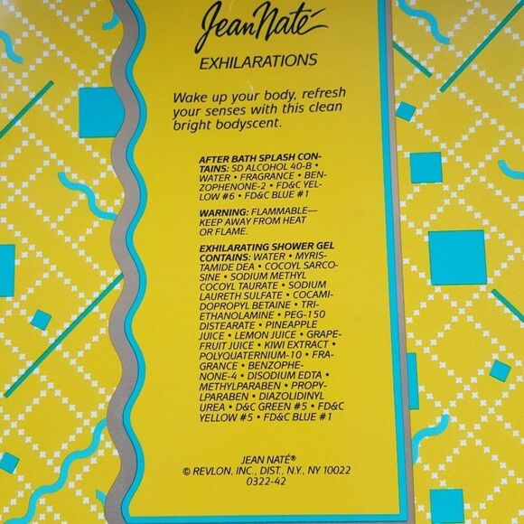 Vintage Jean Nate Exhilarations Revlon After Bath Splash Shower Gel NEW - Picture 4 of 5